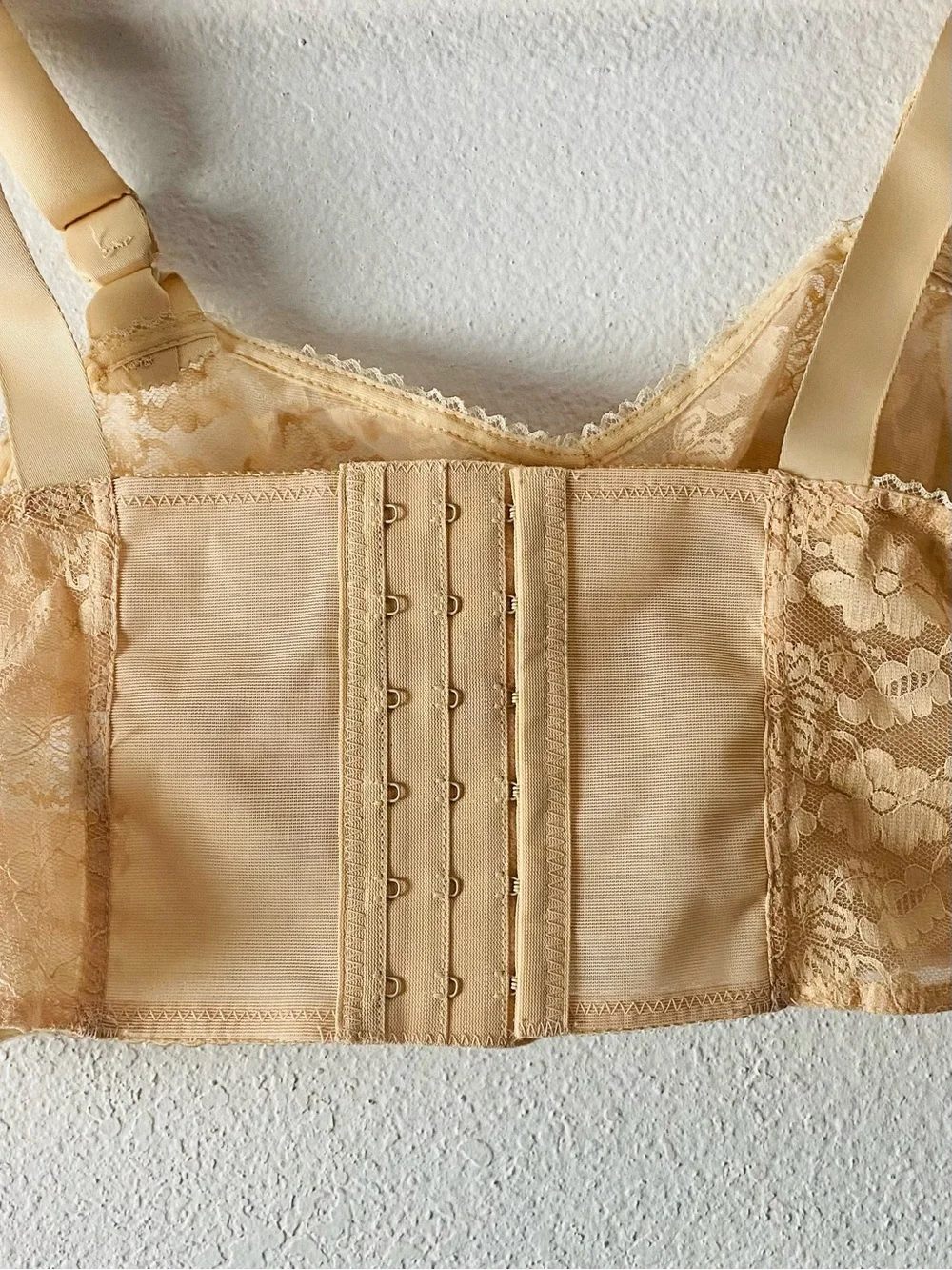 Vintage May Marie 50s Pin Up Bullet Bra 44D Plus Size New USA Made Sweater Girl